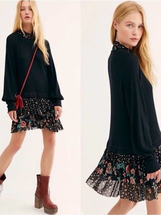 Free People Dresses & Skirts - Free People Opposites Attract dress size large